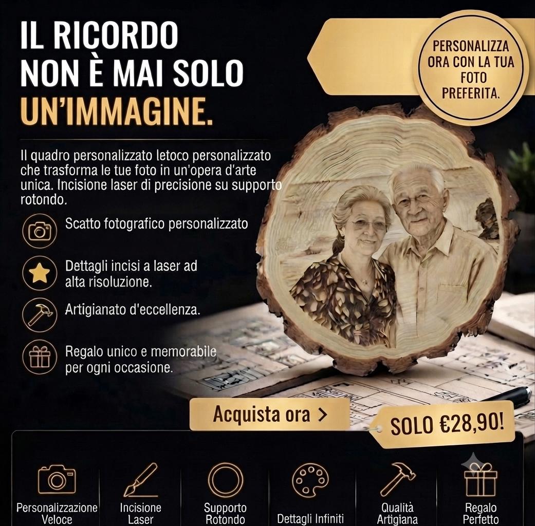Quadro in legno personalizzato